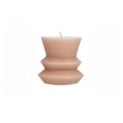 Amalfi NEW ARRIVALS Totem Unscented Candle - Blush Pink (7.5cm)