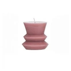 Amalfi Totem Unscented Candle - Rose Pink (7.5cm)