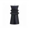 Amalfi Totem Unscented Candle - Black (15cm)