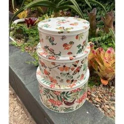 Emma Bridgewater Country Style All Creatures Great & Small Cake Tin Set/3
