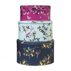 Sara Miller Country Style Orchard Cake Tin Set/3