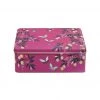 Sara Miller CANISTERS & TINS Orchard Magenta Butterfly Tin