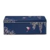 Sara Miller CANISTERS & TINS Hummingbird Navy Tin