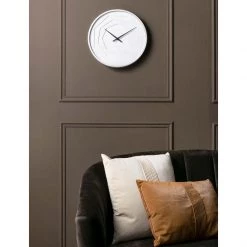 Karlsson Monochrome Layered Origami Wall Clock – White (30cm)