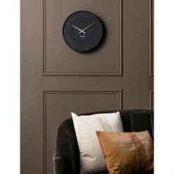 Karlsson Layered Origami Wall Clock – Black (30cm)
