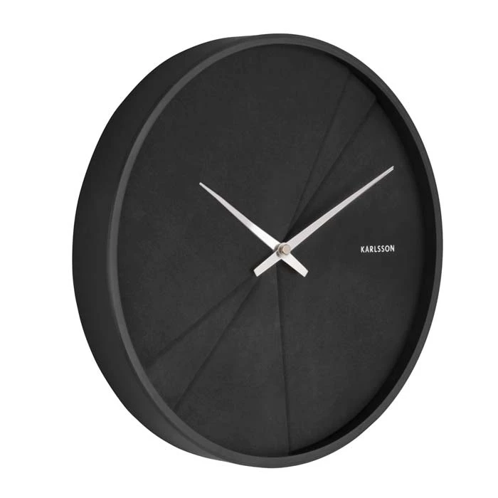 Karlsson Layered Lines Wall Clock β Black (30cm)