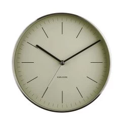 Karlsson CLOCKS Minimal Wall Clock - Olive Green (27.5cm)
