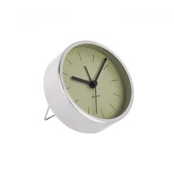 Karlsson Minimal Alarm Clock - Olive Green CLOCKS