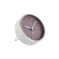 Karlsson Minimal Alarm Clock - Dark Purple CLOCKS