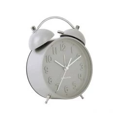 Karlsson Iconic Alarm Clock - Grey NEW ARRIVALS