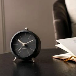 Karlsson NEW ARRIVALS Button Alarm Clock - Black