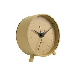 Karlsson NEW ARRIVALS Index Alarm Clock With Light - Yellow