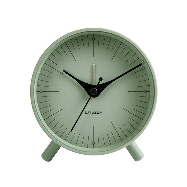 Karlsson Index Alarm Clock With Light - Green NEW ARRIVALS