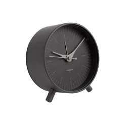 Karlsson Index Alarm Clock With Light - Black NEW ARRIVALS