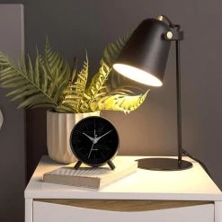 Karlsson Index Alarm Clock With Light - Black NEW ARRIVALS