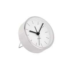 Karlsson Minimal Alarm Clock - White CLOCKS