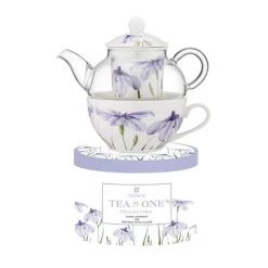 Ashdene Women's Gifts - Under $50 Floral Symphony Tea For One Teapot - Iris