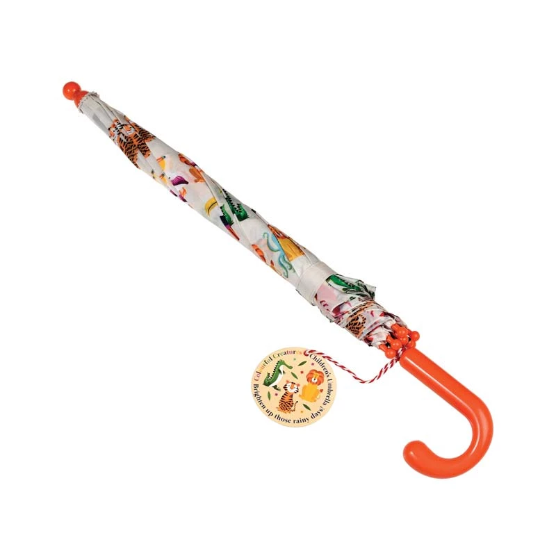 Rex London BOYS GIFTS Colourful Creatures Kids Umbrella