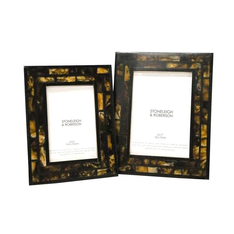 Stoneleigh & Roberson NEW ARRIVALS Zanti Bone Photo Frame β 5x7β