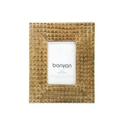Banyan Home NEW ARRIVALS Tyla Carved Wood Photo Frame – 4x6”