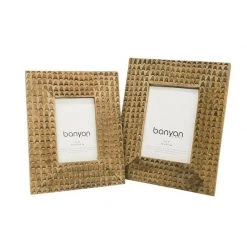 Banyan Home NEW ARRIVALS Tyla Carved Wood Photo Frame β 4x6β