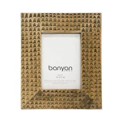 Banyan Home NEW ARRIVALS Tyla Carved Wood Photo Frame – 5x7”