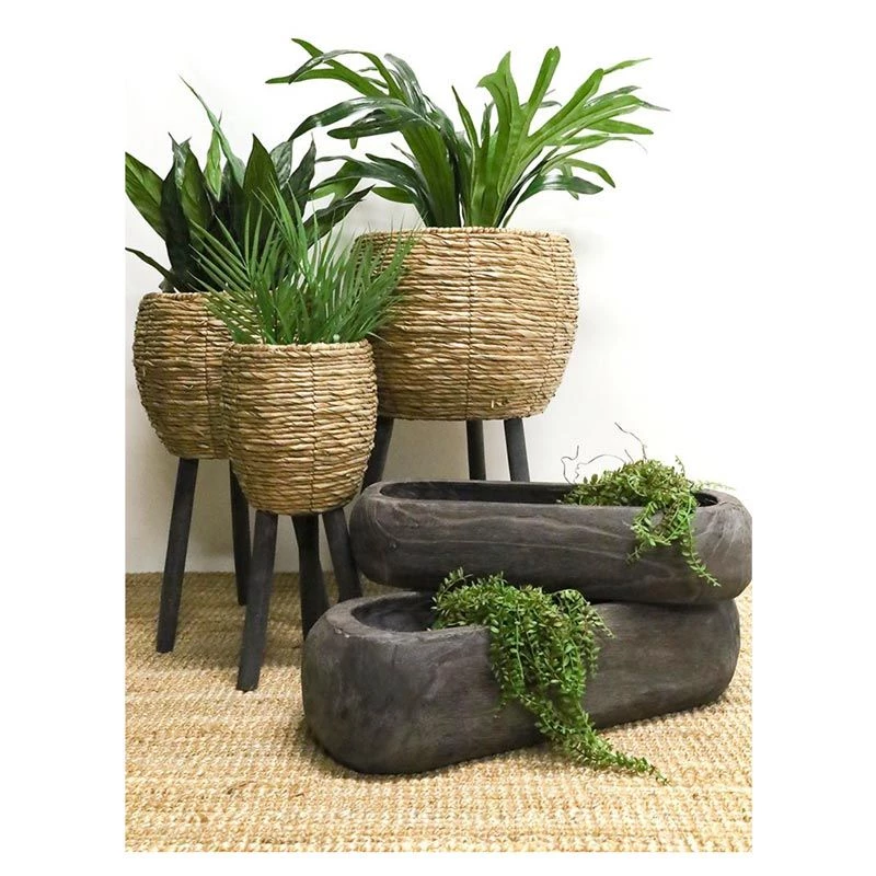 Stoneleigh & Roberson Adilla Woven Planter Set