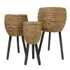 Stoneleigh & Roberson Adilla Woven Planter Set