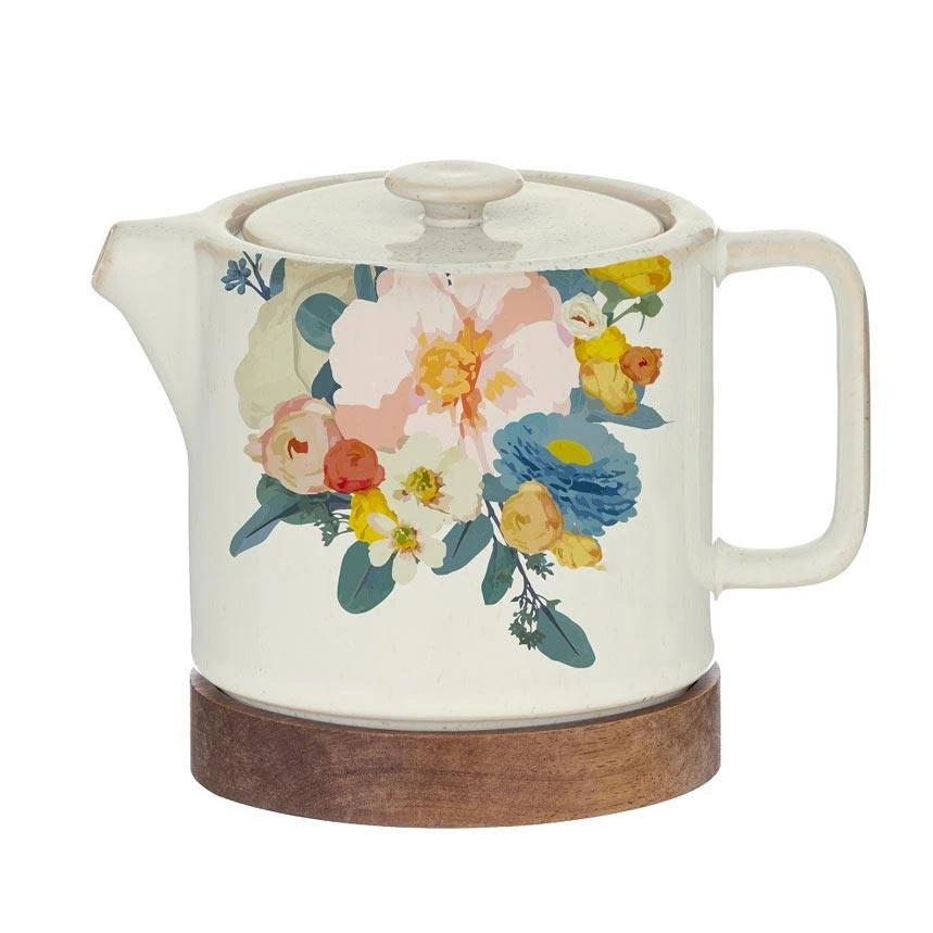 Leaf & Bean Floralison Teapot With Infuser (760ml) NEW ARRIVALS