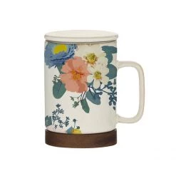 Leaf & Bean NEW ARRIVALS Floralison Tea Mug With Infuser (330ml)