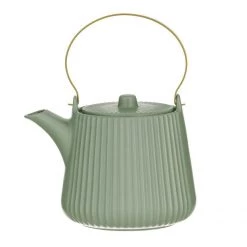 Leaf & Bean Estelle Ribbed Teapot With Infuser (900ml) NEW ARRIVALS