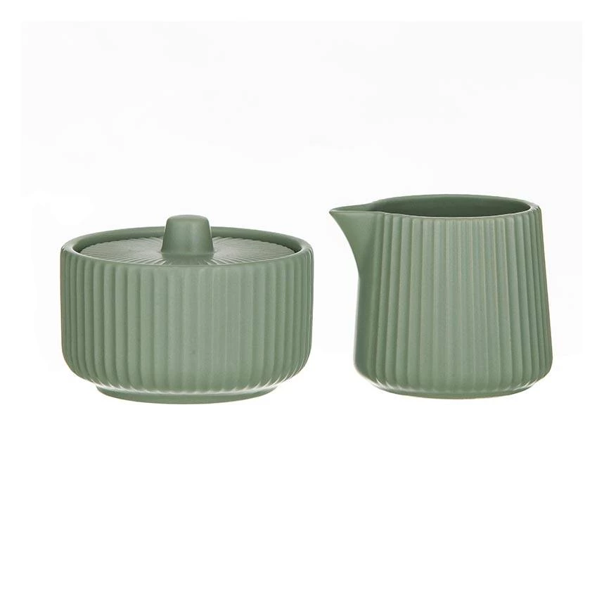 Leaf & Bean Estelle Ribbed Creamer & Sugar Bowl Set NEW ARRIVALS