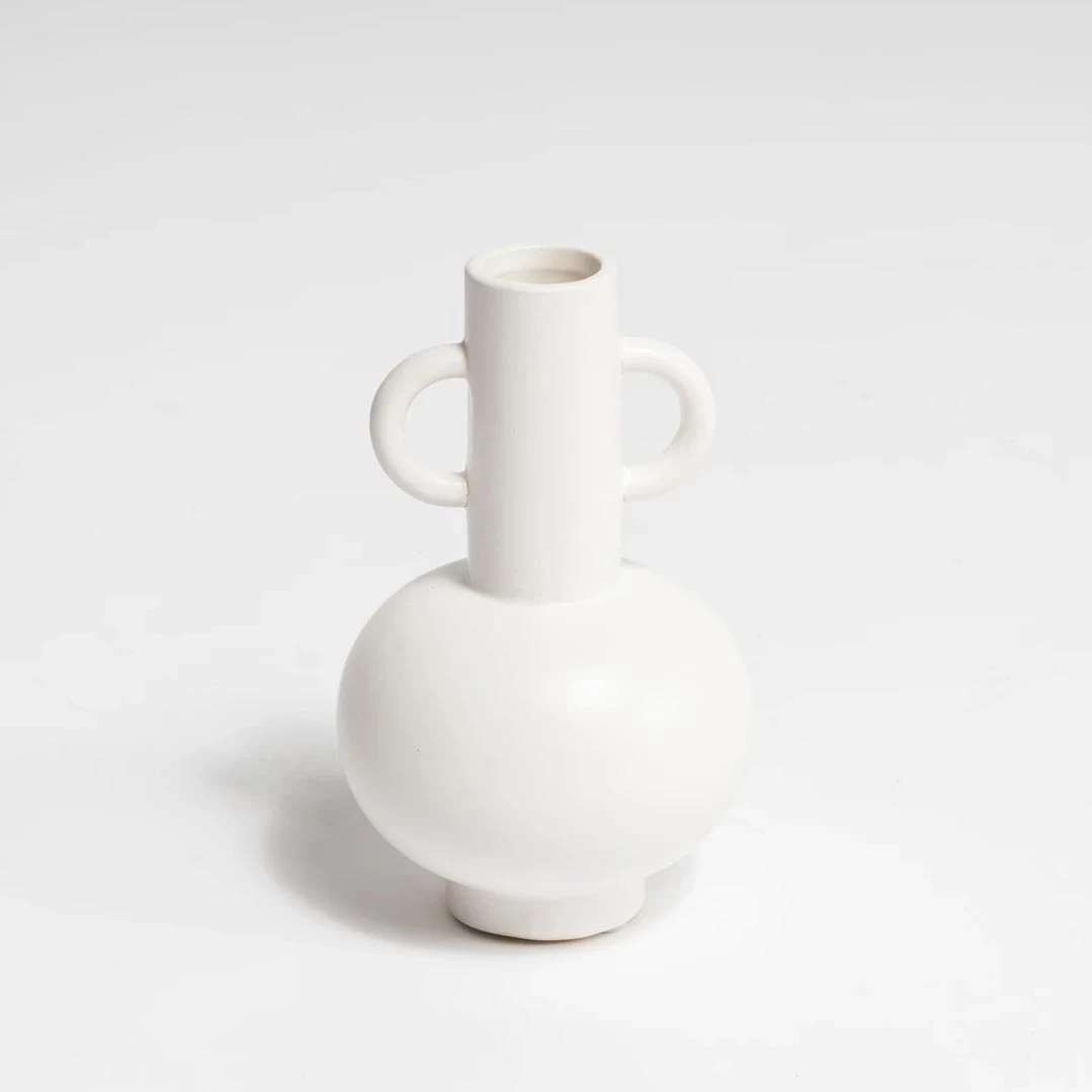NED Collections White Louis Vase (20.5cm)