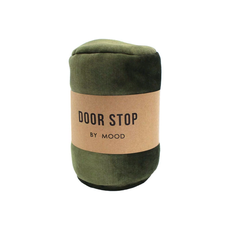 Mood NEW ARRIVALS Velvet Door Stop - Green