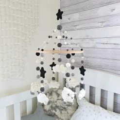 Tik Tak Handmade NZ Wool Baby Mobile - Sheep Dreams