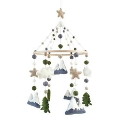 Tik Tak Handmade NZ Wool Baby Mobile - Willow Woodland NEW ARRIVALS