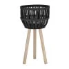 Emporium NEW ARRIVALS Rosado Planter & Stand - Black (56cm)