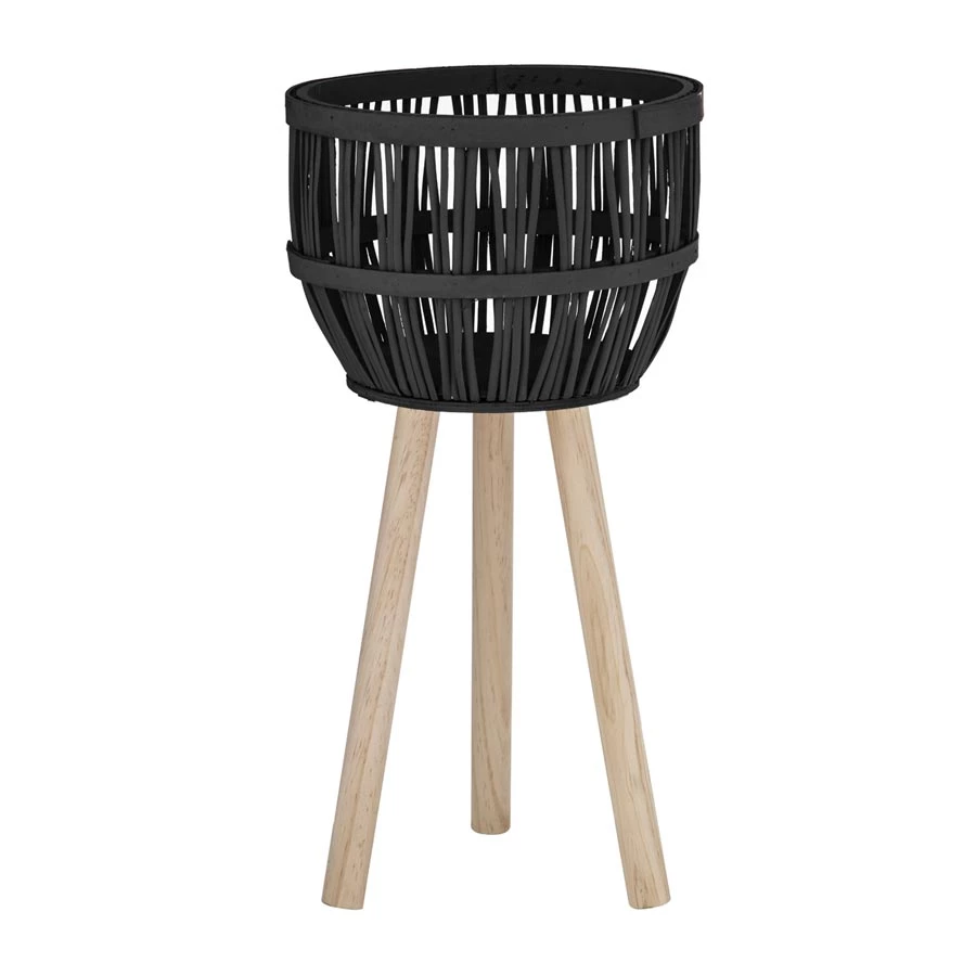 Emporium NEW ARRIVALS Rosado Planter & Stand - Black (56cm)