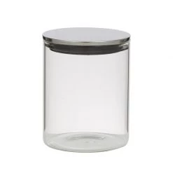 Davis & Waddell Glass Canister With Stainless Steel Lid (800ml) NEW ARRIVALS