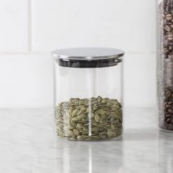 Davis & Waddell Glass Canister With Stainless Steel Lid (800ml) NEW ARRIVALS