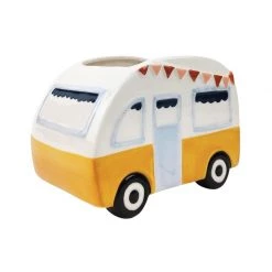 Urban Products Retro Yellow Caravan Planter