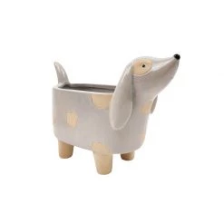 Urban Products Spotty Dog Planter Small - Grey