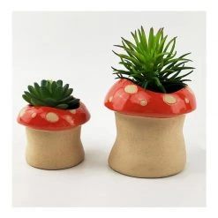 Urban Products Red Mushroom Planter NEW ARRIVALS