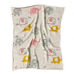 Di Lusso Living Eddie Elephant Baby Blanket