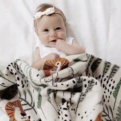Di Lusso Living NEW ARRIVALS Leo Lion Baby Blanket