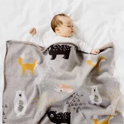 Di Lusso Living NEW ARRIVALS Woodland Wonder Baby Blanket