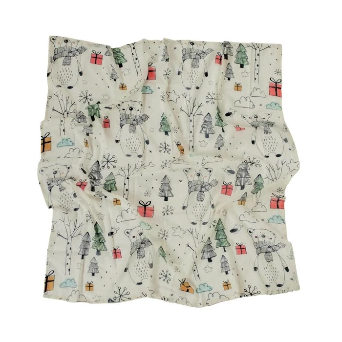 Di Lusso Living NEW ARRIVALS Starlight Bear Baby Muslin Swaddle