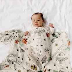 Di Lusso Living NEW ARRIVALS Starlight Bear Baby Muslin Swaddle