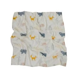 Di Lusso Living NEW ARRIVALS Woodland Wonder Baby Muslin Swaddle