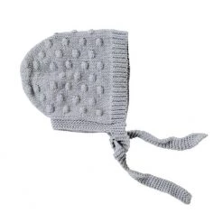 Di Lusso Living Marshmallow Bonnet Hat - Grey NEW ARRIVALS